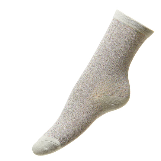 Silver Glitter Socks